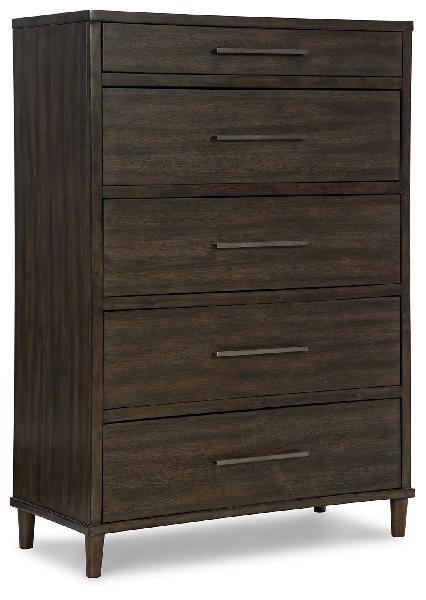 Image of Wittland - Brown - Five Drawer Chest
