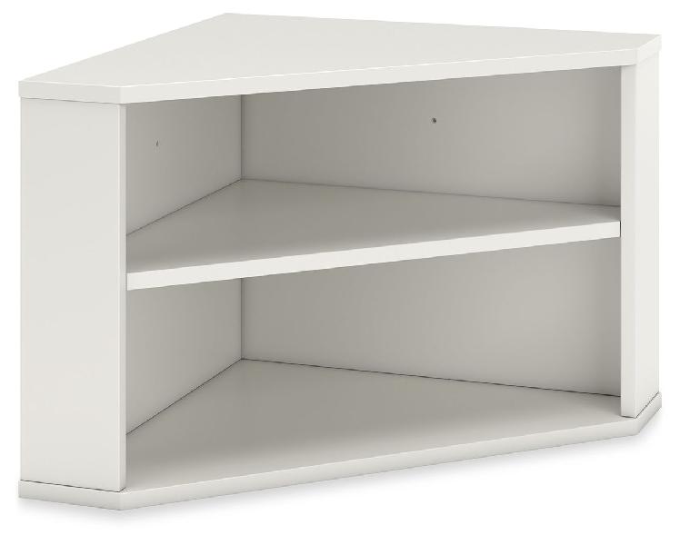 Image of Grannen - White - Home Office Corner Bookcase