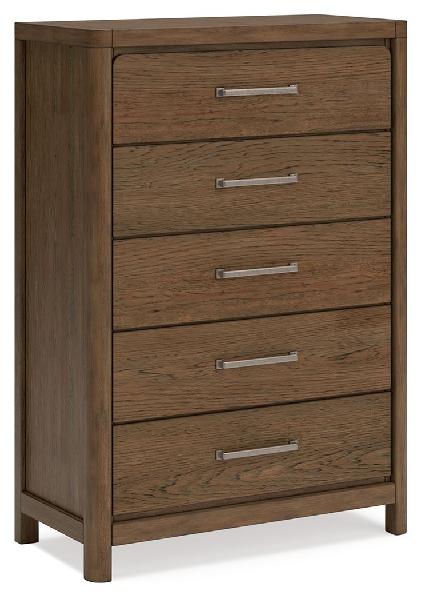 Image of Cabalynn - Light Brown - Five Drawer Chest