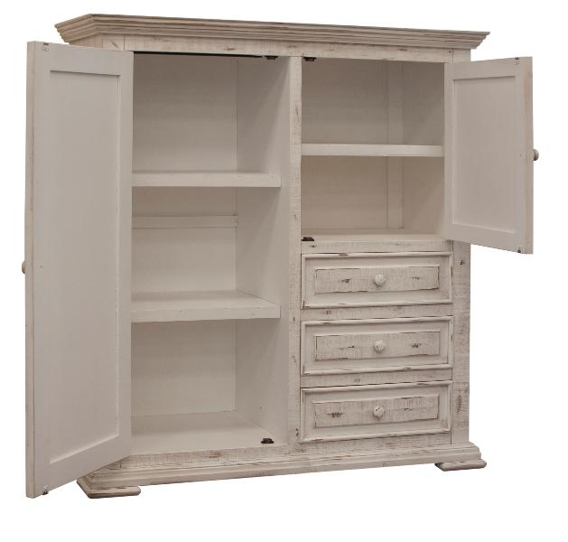 Image of Terra White - Chest With 3 Drawers - White