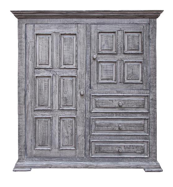 Image of Terra Gray - Chest With 3 Drawers - Gray