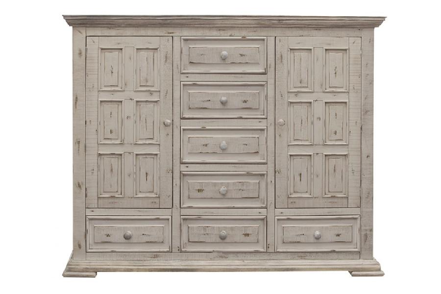 Image of Terra White - Chest With 7 Drawers - White