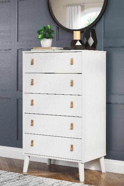 Image of Aprilyn - White - Five Drawer Chest