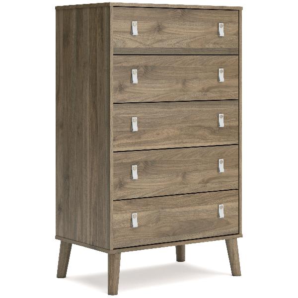 Image of Aprilyn - Light Brown - Five Drawer Chest