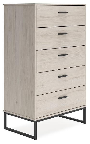 Image of Socalle - Light Natural - Five Drawer Chest