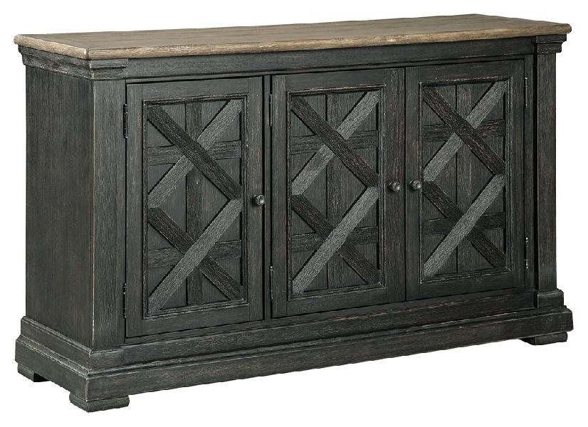 Image of Tyler Creek - Dining Room Server - Black / Gray