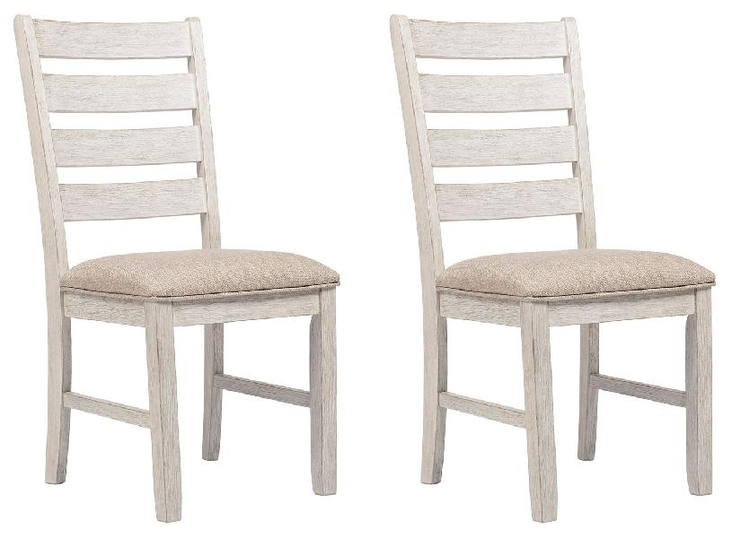 Image of Skempton - Dining UPH Side Chair (Set of 2) - White