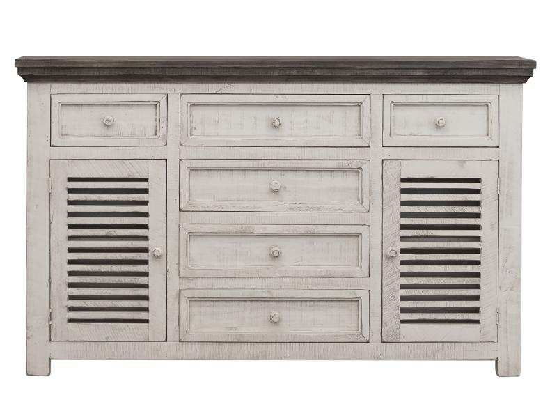 Image of Stone - Buffet - Antiqued Ivory / Weathered Gray
