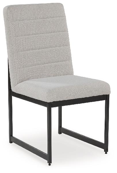 Image of Tomtyn - Dining Upholstered Side Chair (Set of 2) - Light Brown