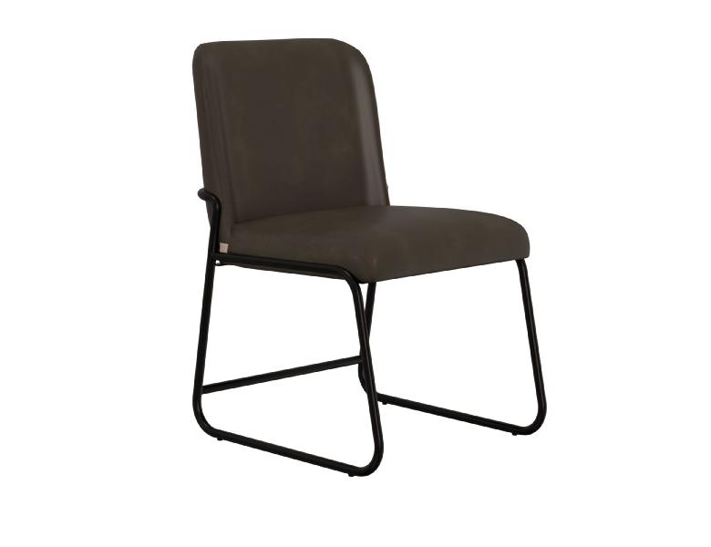 Image of Seating - Upholstered Chair (Set of 2) - Brown / Black