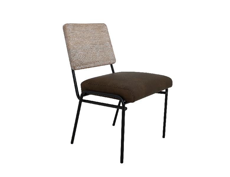 Image of Balam - Chair (Set of 2) - Ivory White / Dark Brown