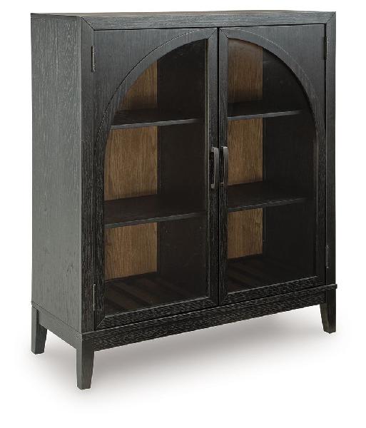 Image of Armenleigh - Bar Cabinet - Black / Brown