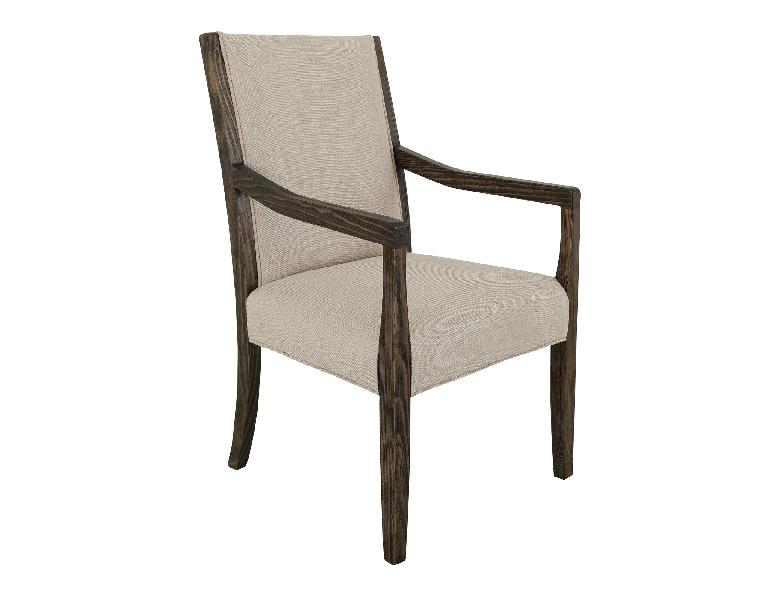 Image of Verona - Upholstered Dining Armchair - Ivory