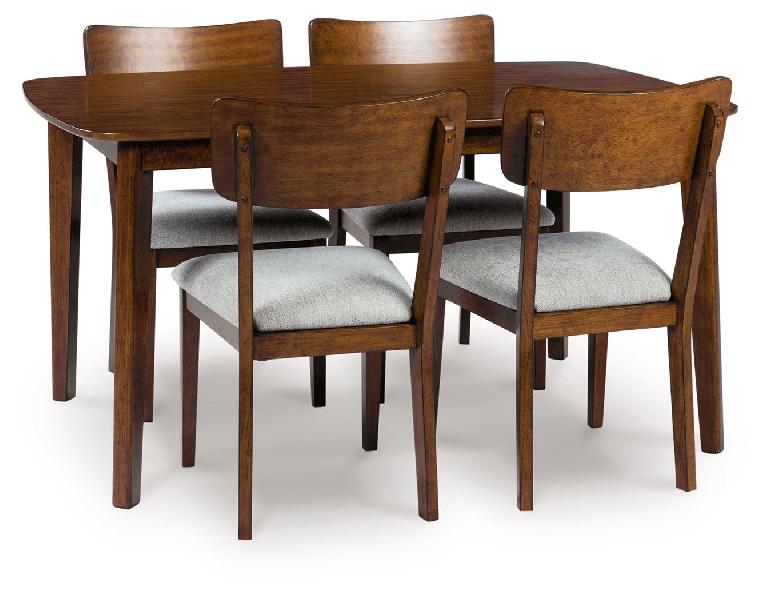 Image of Tameride - Dining Room Table Set (Set of 5) - Brown