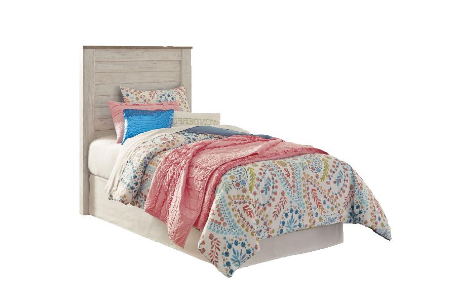 Image of Willowton - Twin Panel Headboard - Whitewash
