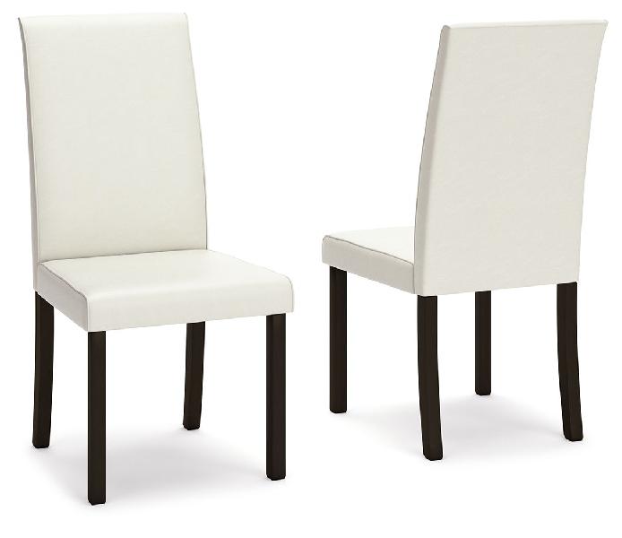 Image of Kimonte - Dining UPH Side Chair (Set of 2) - Ivory