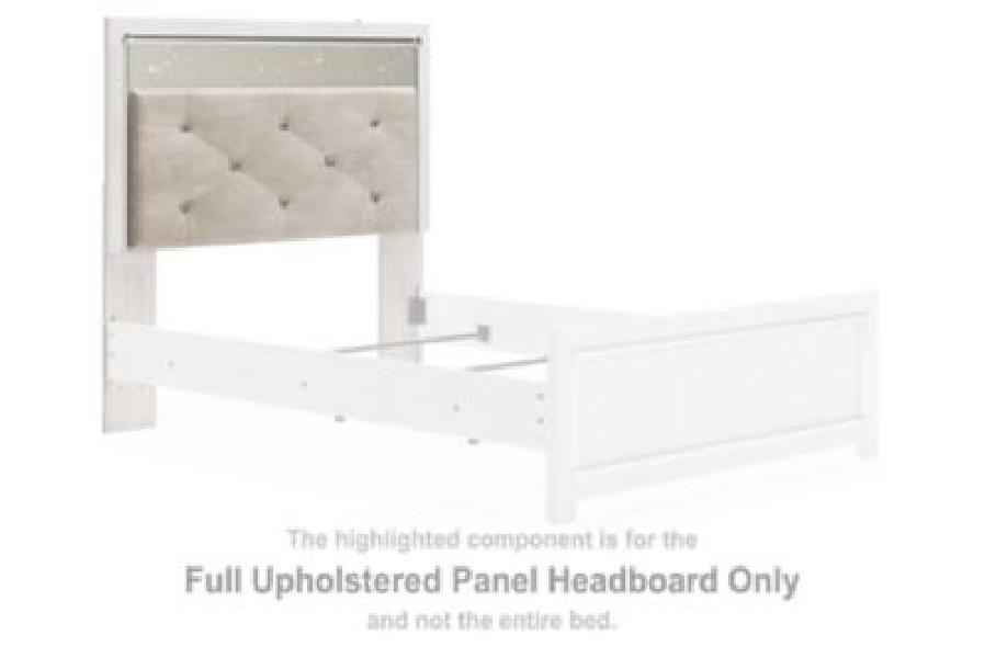 Image of Altyra - Full UPH Panel Headboard - White