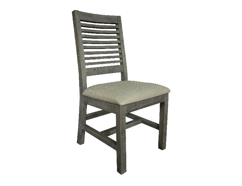 Image of Stone - Chair Ladder Backrest (Set of 2) - Weathered Gray
