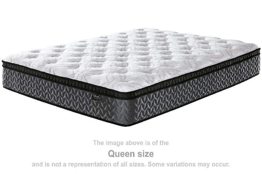 Image of 12 Inch Pocketed Hybrid - Twin Mattress - White