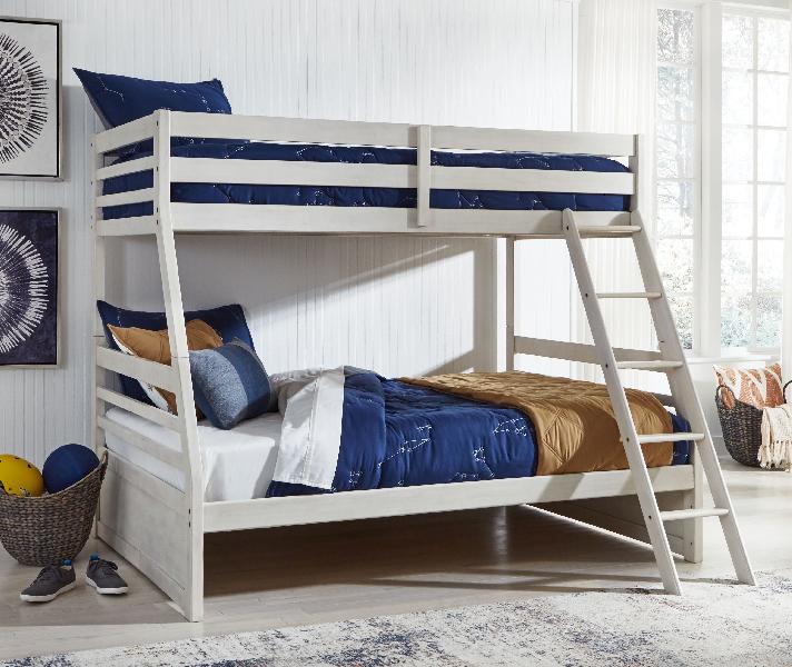 Image of Robbinsdale - Twin Over Full Bunk Bed - Antique White