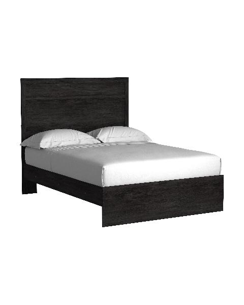 Image of Belachime - Full Panel Bed - Black
