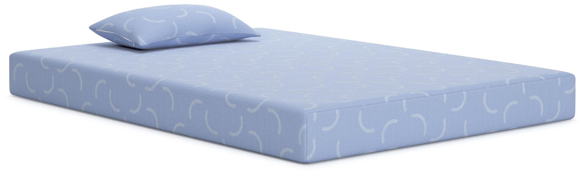 Image of Ikidz Ocean - Full Mattress and Pillow Set of 2 - Blue
