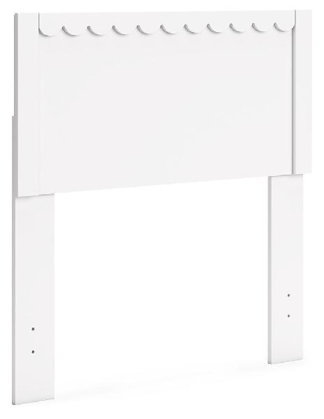 Image of Hallityn - Twin Panel Headboard - White