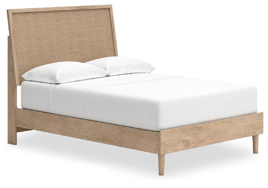Image of Cielden - Full Panel Bed - Two-tone