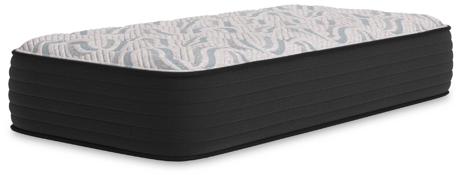 Image of Elite Springs Plush - Twin Mattress - Gray / Blue