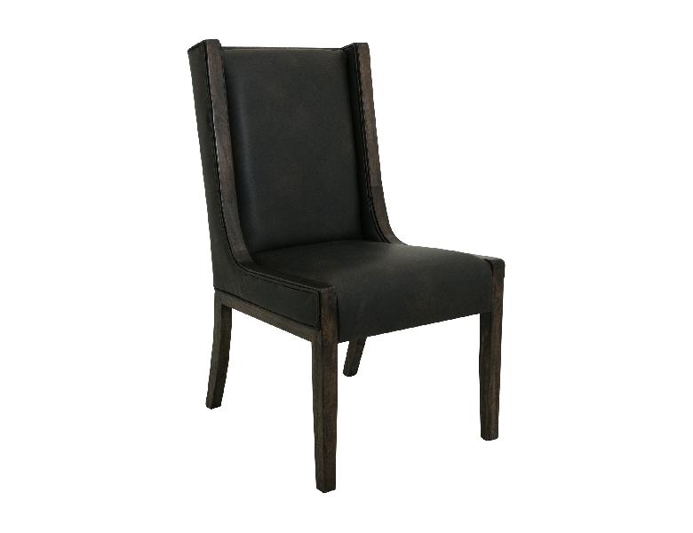 Image of Balam - Upholstered Chair (Set of 2) - Oil Black