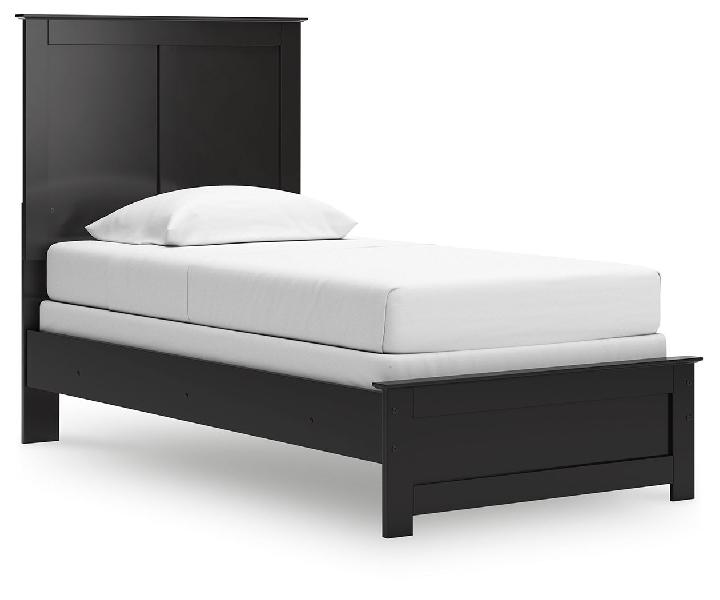 Image of Maribel - Twin Panel Bed - Black