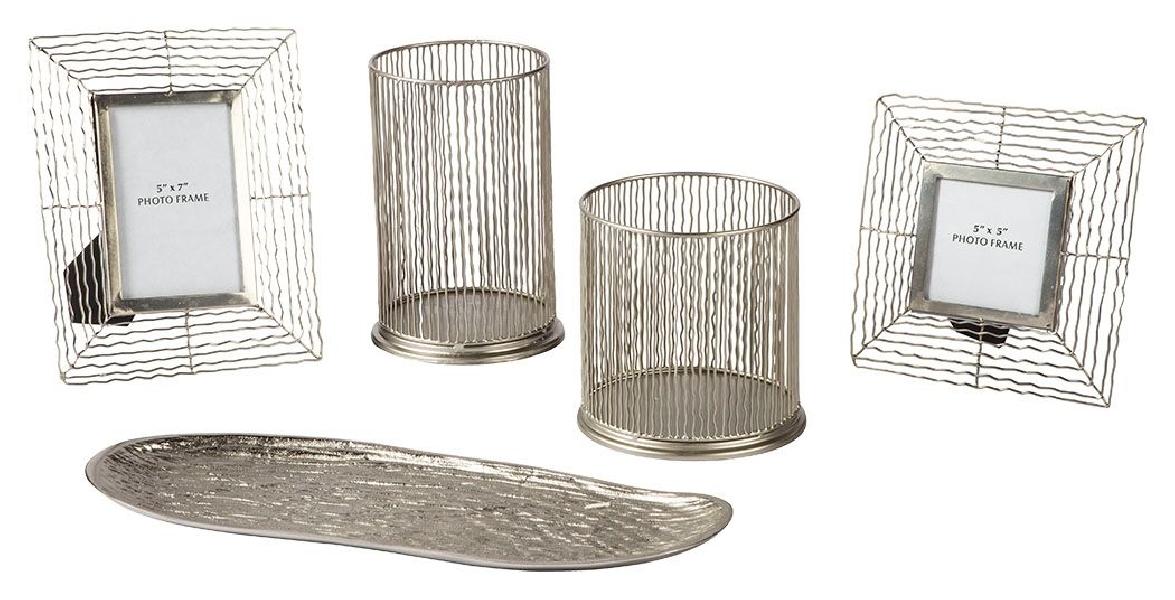 Image of Dympna - Accessory Set (Set of 5) - Silver Finish