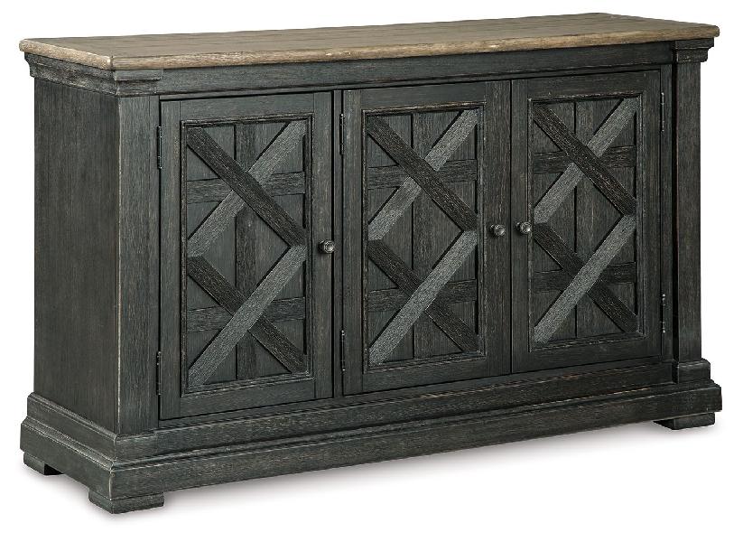 Image of Tyler Creek - Dining Room Server - Black / Gray