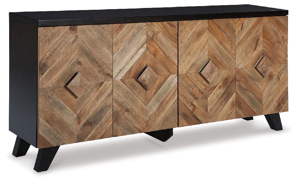 Image of Robin Ridge - Accent Cabinet - Brown / Beige