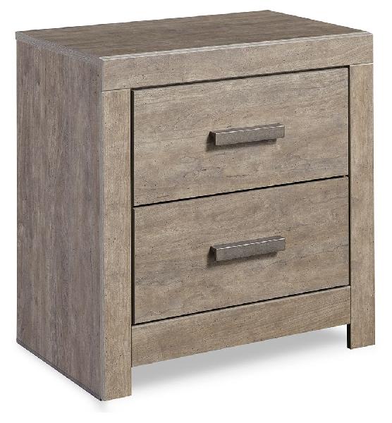 Image of Culverbach - Two Drawer Night Stand - Gray