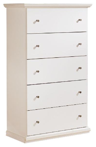Image of Bostwick Shoals - Five Drawer Chest - White