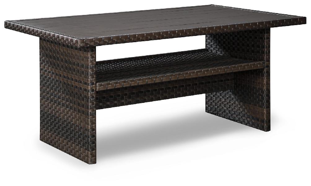 Image of Easy Isle - RECT Multi-Use Table - Dark Brown / Beige