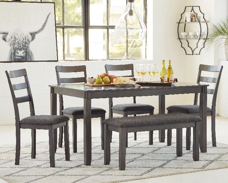 Image of Bridson - RECT DRM Table Set (Set of 6) - Gray