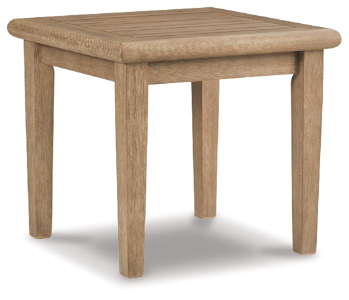 Image of Gerianne - Square End Table - Brown