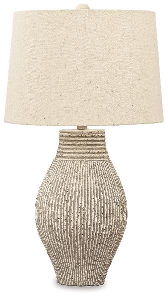 Image of Layal - Paper Table Lamp  - Beige
