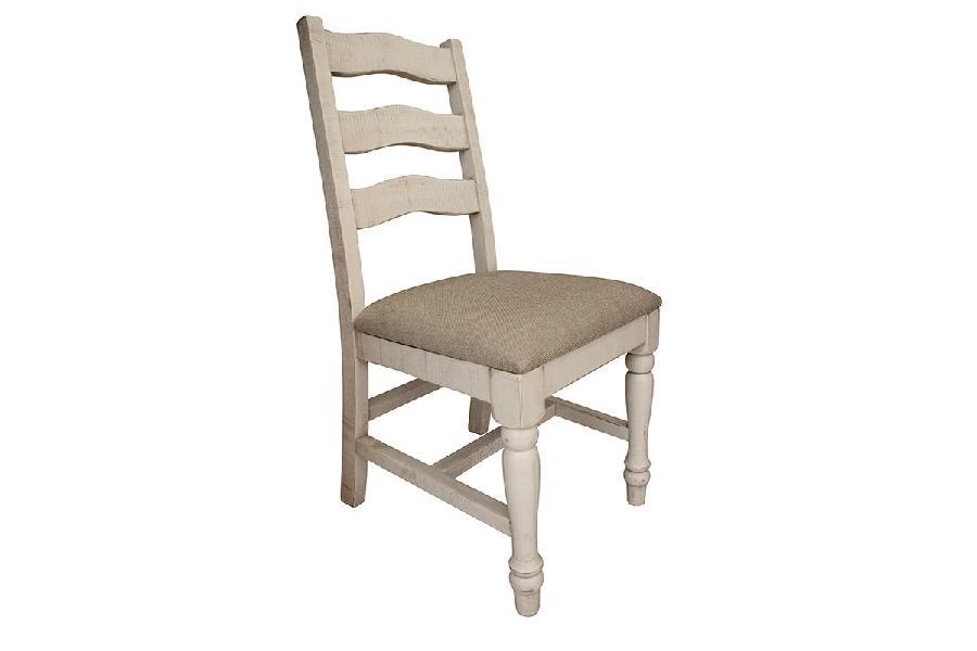 Image of Rock Valley - Chair With Fabric Seat (Set of 2) - Off White
