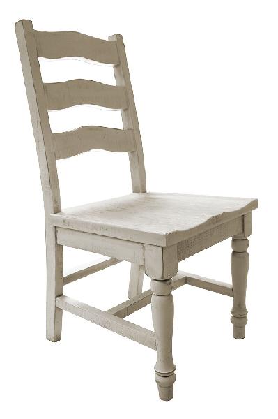 Image of Rock Valley - Chair With Wood Seat (Set of 2) - Off White