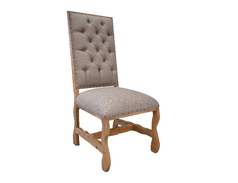 Image of Marquez - Chair Tufted Backrest (Set of 2) - Two Tone Light Brown