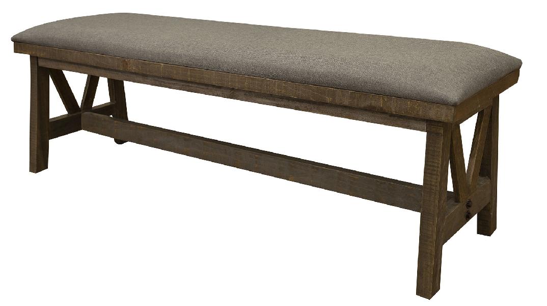 Image of Loft - Bench - Two Tone Gray / Brown