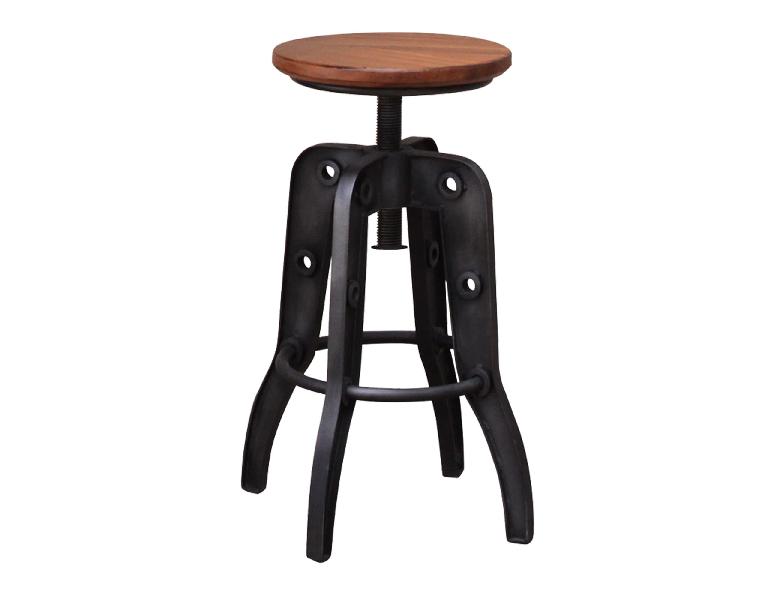Image of Parota - Stool - Cinnamon Brown