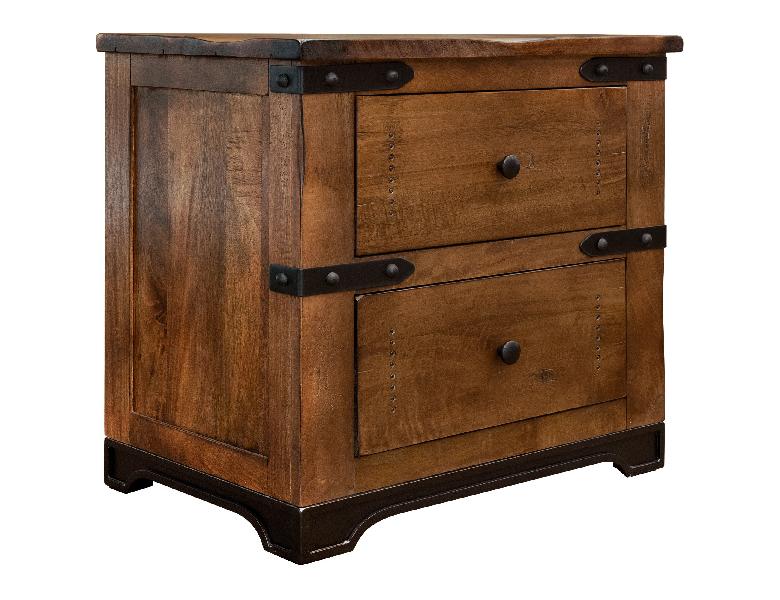 Image of Parota - Nightstand - Cinnamon Brown