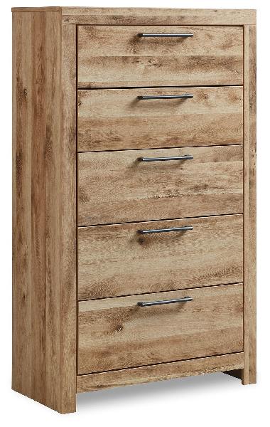 Image of Hyanna - Five Drawer Chest - Tan Brown