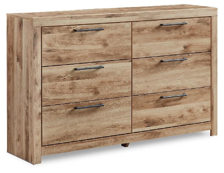 Image of Hyanna - Six Drawer Dresser - Tan Brown