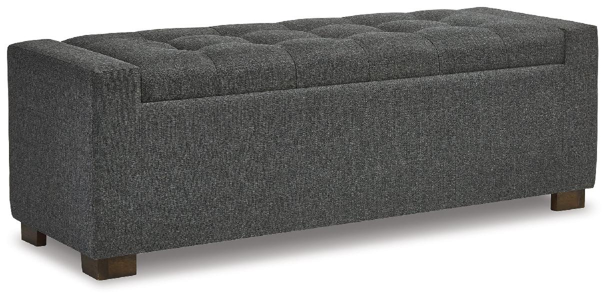 Image of Cortwell - Storage Bench - Gray