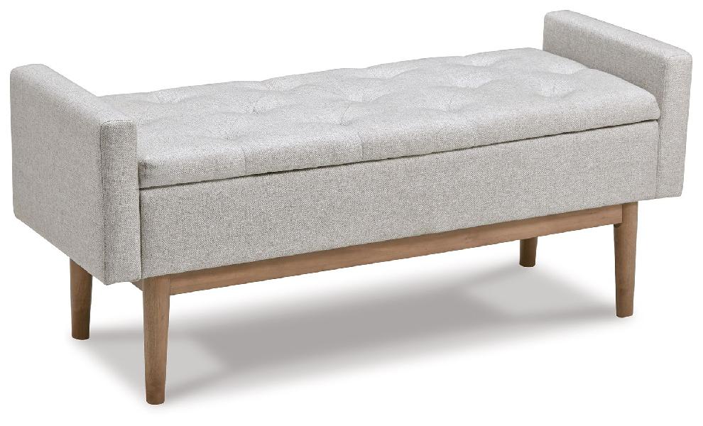 Image of Briarson - Storage Bench - Beige / Brown